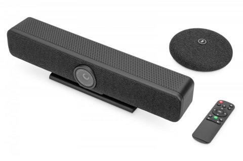 System wideokonferencji 4K ePTZ szeroki kąt 120° Sensor 2.8'' 8MP Hi-Fi, 4 mikrofony, pilot System wideokonferencji 4K ePTZ szeroki kąt 120° Sensor 2.8'' 8MP Hi-Fi, 4 mikrofony, pilot