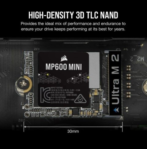 Dysk SSD 1TB MP600 MINI 4800/4800 MB/s PCIe Gen 4.0 x4 M.2 2230 Dysk SSD 1TB MP600 MINI 4800/4800 MB/s PCIe Gen 4.0 x4 M.2 2230