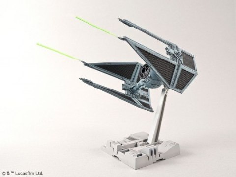 Model plastikowy Star Wars Bandai Tie Interceptor 1/72 Model plastikowy Star Wars Bandai Tie Interceptor 1/72