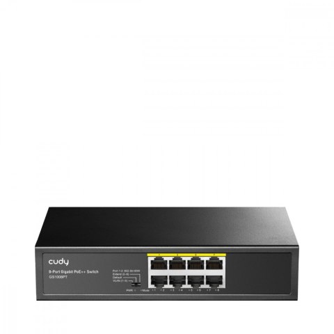 Przełącznik niezarządzalny GS1008PT Switch 8xGE PoE+ 120W Przełącznik niezarządzalny GS1008PT Switch 8xGE PoE+ 120W
