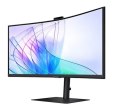 Monitor 34 cale ViewFinity S65VC VA 3440x1440 UWQHD 21:9 1xHDMI 1xDP 1xUSB-C (90W) 2xUSB 3.0 LAN (RJ45) 5ms HAS Webcam głośniki  Monitor 34 cale ViewFinity S65VC VA 3440x1440 UWQHD 21:9 1xHDMI 1xDP 1xUSB-C (90W) 2xUSB 3.0 LAN (RJ45) 5ms HAS Webcam głośniki