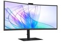Monitor 34 cale ViewFinity S65VC VA 3440x1440 UWQHD 21:9 1xHDMI 1xDP 1xUSB-C (90W) 2xUSB 3.0 LAN (RJ45) 5ms HAS Webcam głośniki  Monitor 34 cale ViewFinity S65VC VA 3440x1440 UWQHD 21:9 1xHDMI 1xDP 1xUSB-C (90W) 2xUSB 3.0 LAN (RJ45) 5ms HAS Webcam głośniki