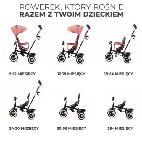 Rowerek trójkołowy ASTON ROSE PINK