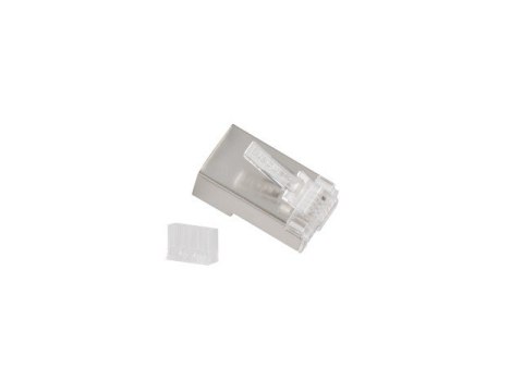 Wtyk sieciowy RJ45 8P8C kat.6 FTP (100szt) z prowadnic do linki i do drutu Wtyk sieciowy RJ45 8P8C kat.6 FTP (100szt) z prowadnic do linki i do drutu