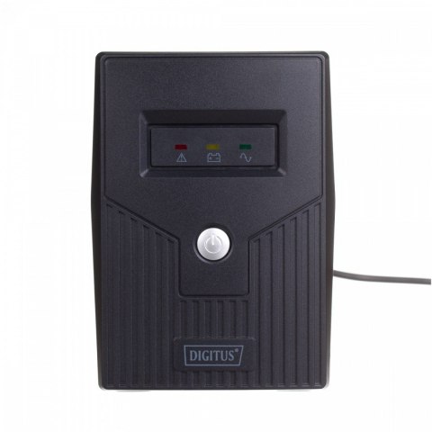 Zasilacz awaryjny UPS Line-Ineractive LED, 800VA/480W, 1x12V/9Ah, AVR, 2xSCHUKO, USB, RJ11 Zasilacz awaryjny UPS Line-Ineractive LED, 800VA/480W, 1x12V/9Ah, AVR, 2xSCHUKO, USB, RJ11