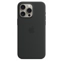 Etui silikonowe z MagSafe do iPhonea 15 Pro Max - czarne Etui silikonowe z MagSafe do iPhonea 15 Pro Max - czarne