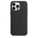 Etui silikonowe z MagSafe do iPhonea 15 Pro Max - czarne Etui silikonowe z MagSafe do iPhonea 15 Pro Max - czarne