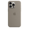 Etui silikonowe z MagSafe do iPhonea 15 Pro Max - popielaty brąz Etui silikonowe z MagSafe do iPhonea 15 Pro Max - popielaty brąz
