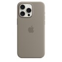 Etui silikonowe z MagSafe do iPhonea 15 Pro Max - popielaty brąz Etui silikonowe z MagSafe do iPhonea 15 Pro Max - popielaty brąz