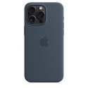 Etui silikonowe z MagSafe do iPhonea 15 Pro Max - sztormowy błękit Etui silikonowe z MagSafe do iPhonea 15 Pro Max - sztormowy błękit
