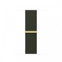 Opaska sportowa w kolorze cyprysowym do koperty 41 mm