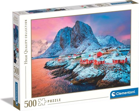 Puzzle 500 elementów Hamnoy Village Puzzle 500 elementów Hamnoy Village