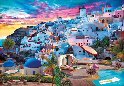 Puzzle 500 elementów Grecja widok Puzzle 500 elementów Grecja widok
