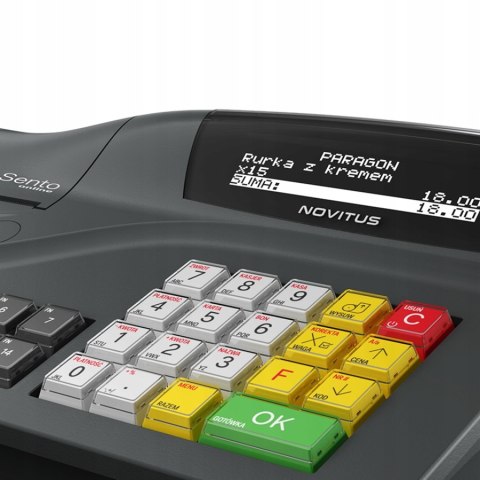 Kasa fiskalna NOVITUS SENTO ONLINE + FISKALIZACJA + ZGŁOSZENIE Kasa fiskalna NOVITUS SENTO ONLINE + FISKALIZACJA + ZGŁOSZENIE