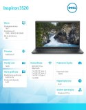 Laptop Inspiron 3520 Win11Pro i7-1255U/512GB/16GB/INTEL IRIS XE/15.6 FHD/BLACK/2Y NBD