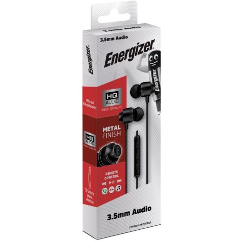 Słuchawki przewodowe jack 3,5 mm czarne Słuchawki przewodowe jack 3,5 mm czarne