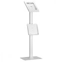 Uchwyt do tabletu podłogowy z blokadą reklamowy 9,7-11 cali MC-476W Biały