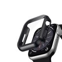 Etui ze szkłem Hybrid Watch Case Apple Watch 45mm Czarne Etui ze szkłem Hybrid Watch Case Apple Watch 45mm Czarne