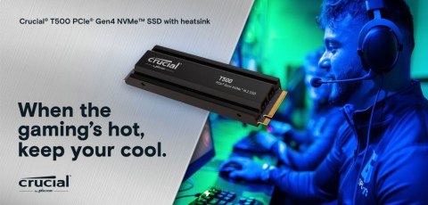Dysk SSD T500 1TB M.2 NVMe 2280 PCIe40 7300/6800 Radiator Dysk SSD T500 1TB M.2 NVMe 2280 PCIe40 7300/6800 Radiator