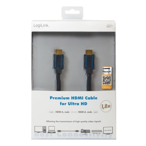 Kabel premium HDMI Ultra HD, 1.8m