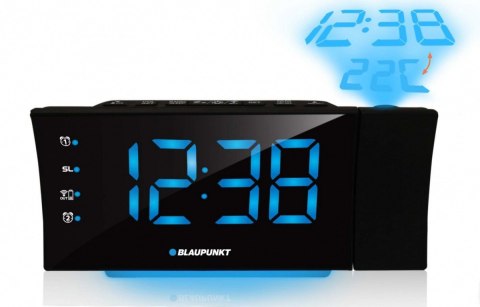 Radiobudzik z projektorem i ładowaniem USB CRP81USB