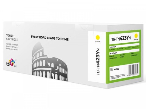 Toner do Brother TN423Y TB-TN423YN żółty 100% nowy Toner do Brother TN423Y TB-TN423YN żółty 100% nowy