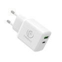 Ładowarka sieciowa dwa porty USB-C + USB-A H200 TURBO QC3.0 + PD20W