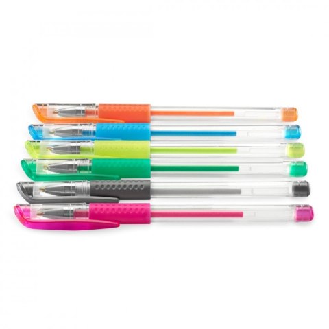 Zestaw 6 długopisów żelowych Glitter & classic Zestaw 6 długopisów żelowych Glitter & classic