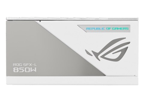 Zasilacz Rog Loki SFX-L 850W Platinum 80+ Aura ATX 3.0 biały Zasilacz Rog Loki SFX-L 850W Platinum 80+ Aura ATX 3.0 biały