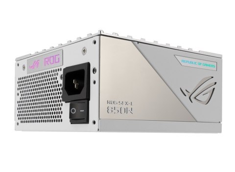 Zasilacz Rog Loki SFX-L 850W Platinum 80+ Aura ATX 3.0 biały Zasilacz Rog Loki SFX-L 850W Platinum 80+ Aura ATX 3.0 biały