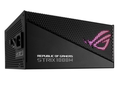 Zasilacz Rog Strix 1000W 80+ Gold Aura czarny Zasilacz Rog Strix 1000W 80+ Gold Aura czarny