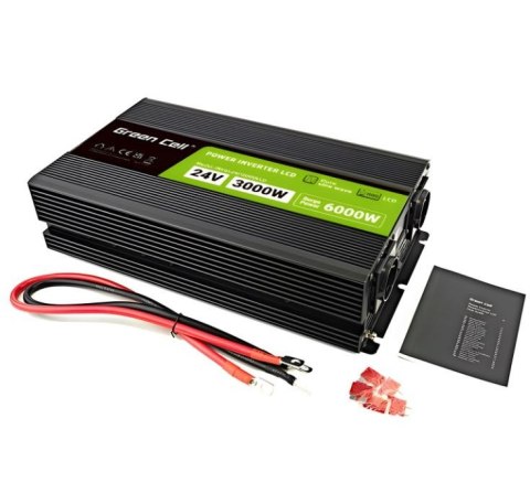 Przetwornica LCD 24V 3000W/6000W Czysty sinus z wywietlaczem