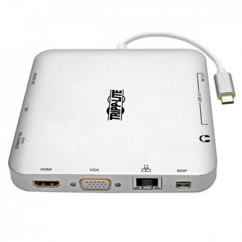 Stacja dokująca USB-C, podwójny wyświetlacz 4K HDMI/mDP, VGA, USB 3.2 Gen 1, koncentrator USB-A/C, GbE, ładowanie PD 60 W U442-D Stacja dokująca USB-C, podwójny wyświetlacz 4K HDMI/mDP, VGA, USB 3.2 Gen 1, koncentrator USB-A/C, GbE, ładowanie PD 60 W U442-D