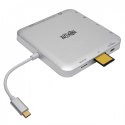 Stacja dokująca USB-C, podwójny wyświetlacz 4K HDMI/mDP, VGA, USB 3.2 Gen 1, koncentrator USB-A/C, GbE, ładowanie PD 60 W U442-D