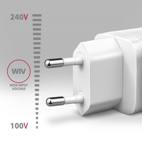 ACU-PQ20W Ładowarka sieciowa 20W QC3.0/AFC/FCP + PD type-C Biała ACU-PQ20W Ładowarka sieciowa 20W QC3.0/AFC/FCP + PD type-C Biała