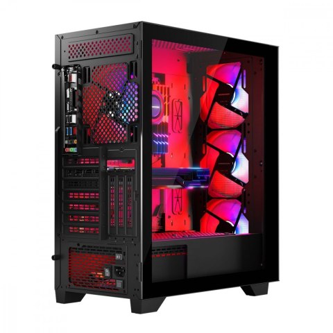 Obudowa komputerowa MISTRAL ARGB FLOW MIDI USB 3.0x2 Czarna Obudowa komputerowa MISTRAL ARGB FLOW MIDI USB 3.0x2 Czarna