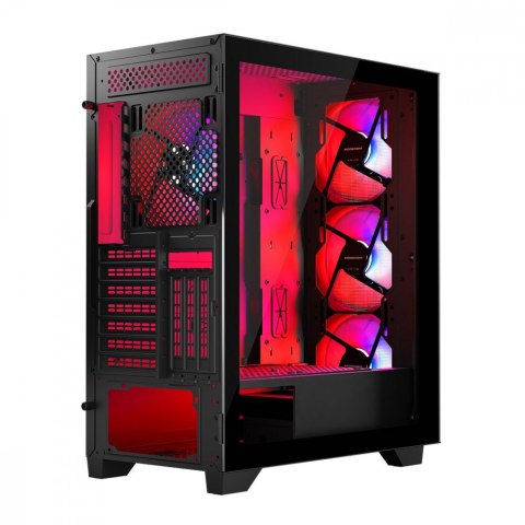 Obudowa komputerowa MISTRAL ARGB FLOW MIDI USB 3.0x2 Czarna Obudowa komputerowa MISTRAL ARGB FLOW MIDI USB 3.0x2 Czarna