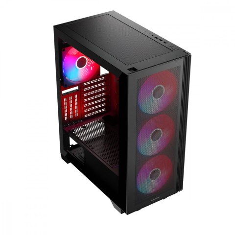 Obudowa komputerowa MISTRAL ARGB FLOW MIDI USB 3.0x2 Czarna Obudowa komputerowa MISTRAL ARGB FLOW MIDI USB 3.0x2 Czarna