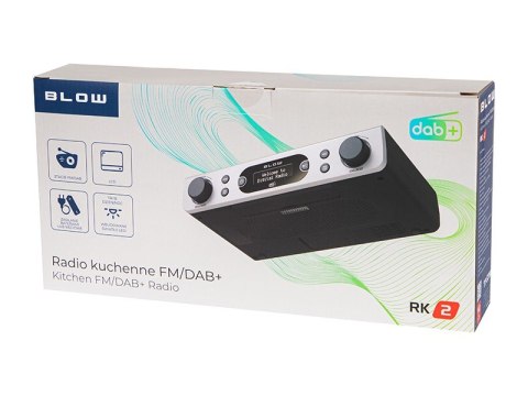 Radio kuchenne przenośne FM/DAB+ RK2 Radio kuchenne przenośne FM/DAB+ RK2