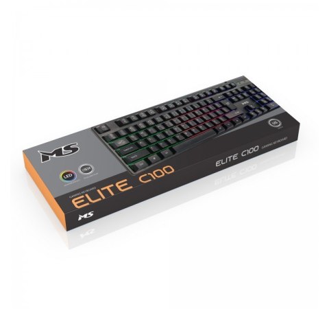 Klawiatura gamingowa Elite C100 LED membranowa Klawiatura gamingowa Elite C100 LED membranowa