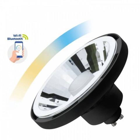 Żarówka Smart TUYA WiFi AR111 10W Czarna CCT+DIM Żarówka Smart TUYA WiFi AR111 10W Czarna CCT+DIM