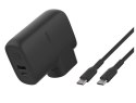 Ładowarka podróżna BoostCharge hybryd 25W 5k mAh +końcówki Ładowarka podróżna BoostCharge hybryd 25W 5k mAh +końcówki
