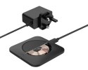 Podkładka ładująca bezprzewodowa BoostCharge Qi 15W czarna Podkładka ładująca bezprzewodowa BoostCharge Qi 15W czarna