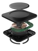 Podkładka ładująca bezprzewodowa BoostCharge Qi 15W czarna Podkładka ładująca bezprzewodowa BoostCharge Qi 15W czarna