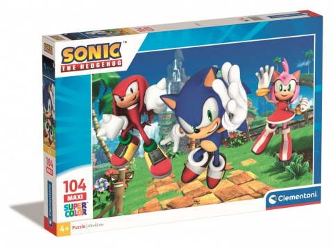 Puzzle 104 elementy Maxi Sonic Puzzle 104 elementy Maxi Sonic