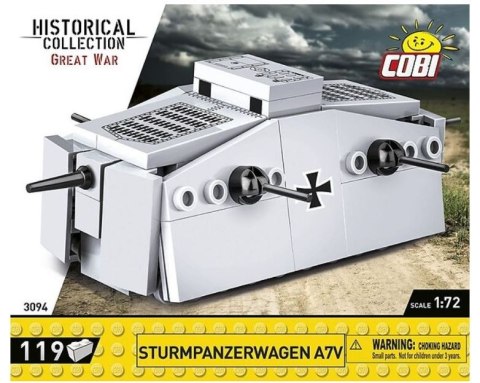 Klocki Sturmpanzerwagen A7V Klocki Sturmpanzerwagen A7V