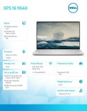Laptop XPS 16 9640/Ultra 7 155H/32GB/1TB SSD/16.3 UHD+ Touch/GeForce RTX 4060/WLAN + BT/Backlit Kb/6 Cell/W11Pro
