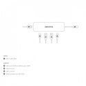 Hub USB-C 5 w 1 Video Hub 4K PD 100W