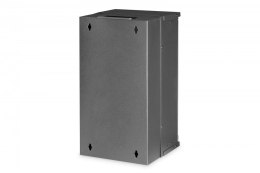 Szafa sieciowa wisząca 10 cali 12U, SOHO PRO 595 x 315 x 300 mm, nośność 60kg, drzwi szyba, niezłożona, Czarna