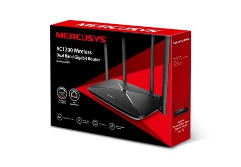 Router Mercusys AC12G AC1200 1xWAN 3xLAN-1Gb Router Mercusys AC12G AC1200 1xWAN 3xLAN-1Gb